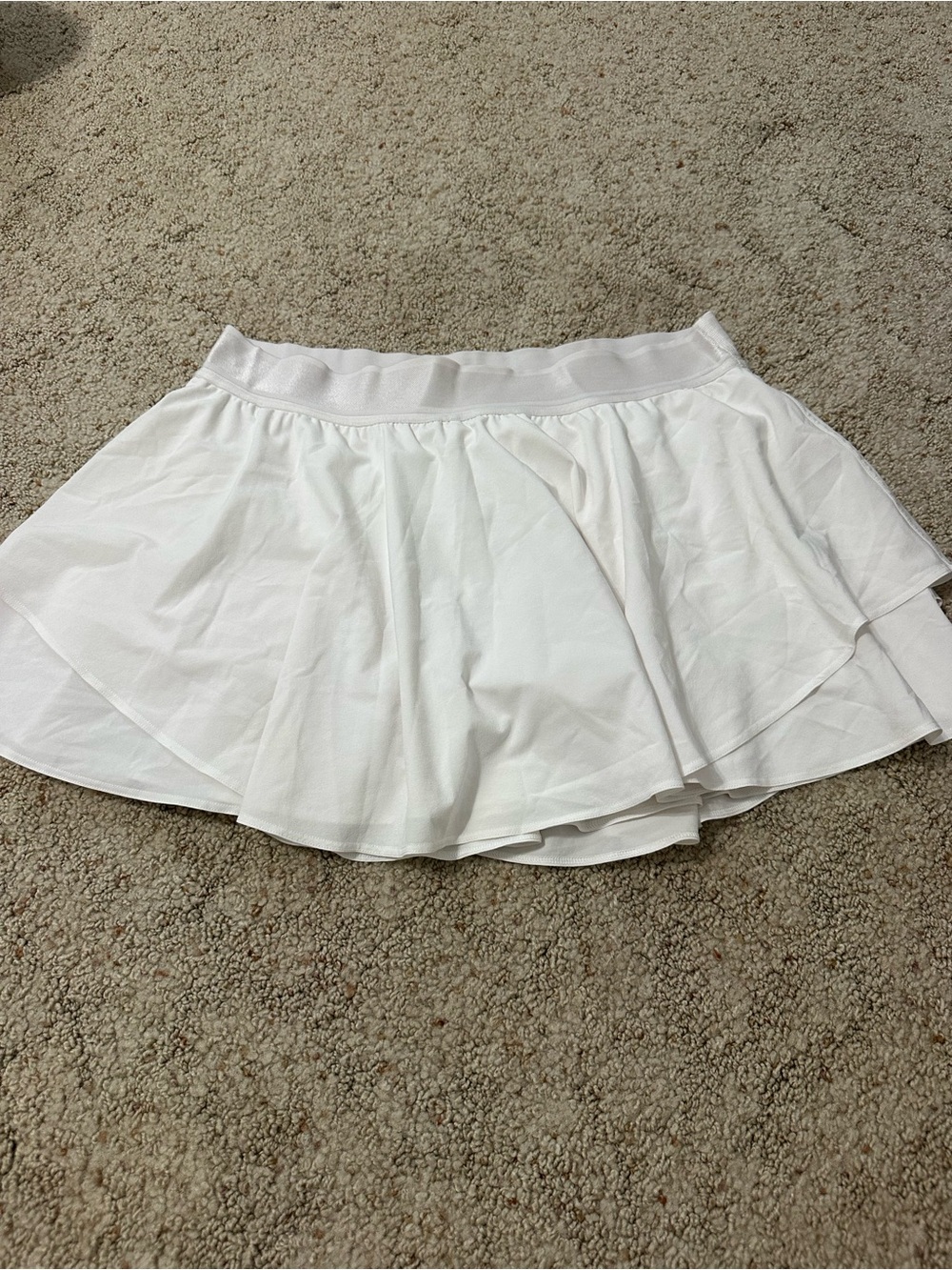 lululemon athletica White Tiered Athletic Skort